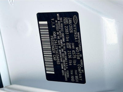 2026 Hyundai SONATA HYBRID Blue