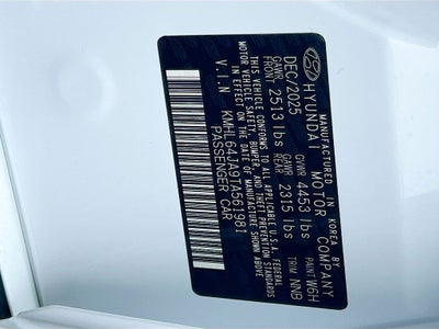 2026 Hyundai SONATA SEL Sport