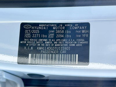 2026 Hyundai ELANTRA SE