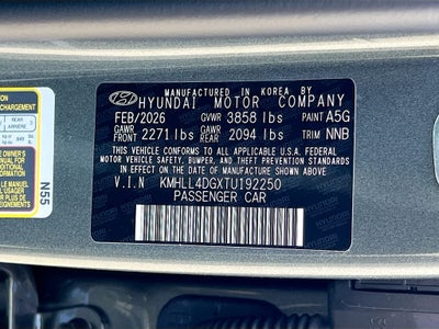 2026 Hyundai ELANTRA SE