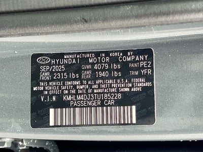 2026 Hyundai ELANTRA HYBRID Blue