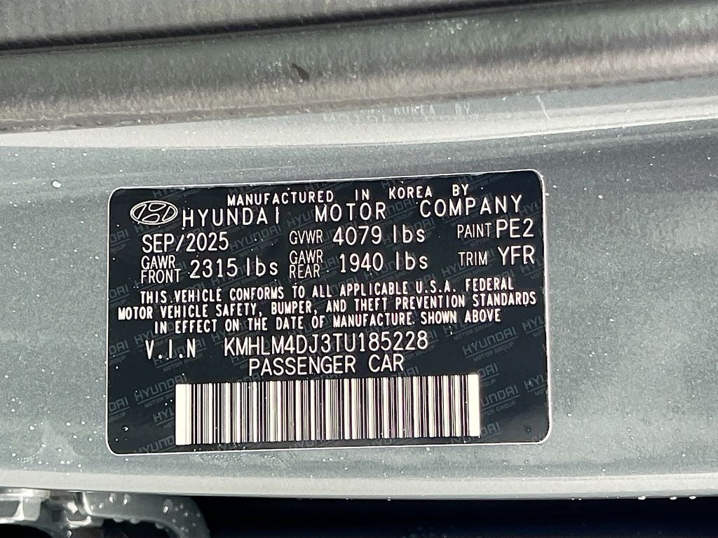 2026 Hyundai ELANTRA HYBRID Blue