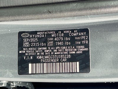 2026 Hyundai ELANTRA HYBRID Blue