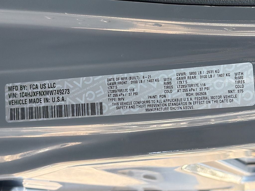 2021 Jeep Wrangler Unlimited Rubicon