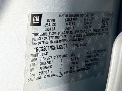 2017 Chevrolet Colorado 2WD LT