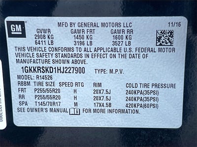 2017 GMC Acadia Limited Limited