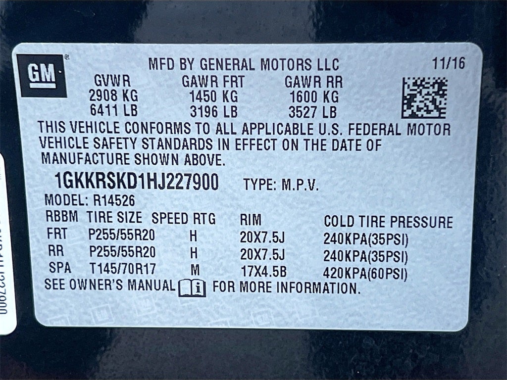 2017 GMC Acadia Limited Limited