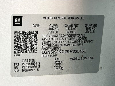 2019 Chevrolet Suburban Premier