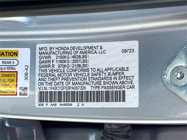 2023 Honda Accord Hybrid Sport