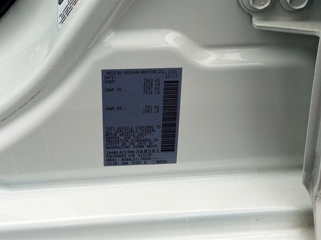 2024 Nissan Altima 2.5 SR