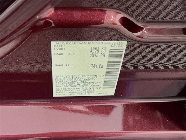 2023 Nissan Altima 2.5 SV