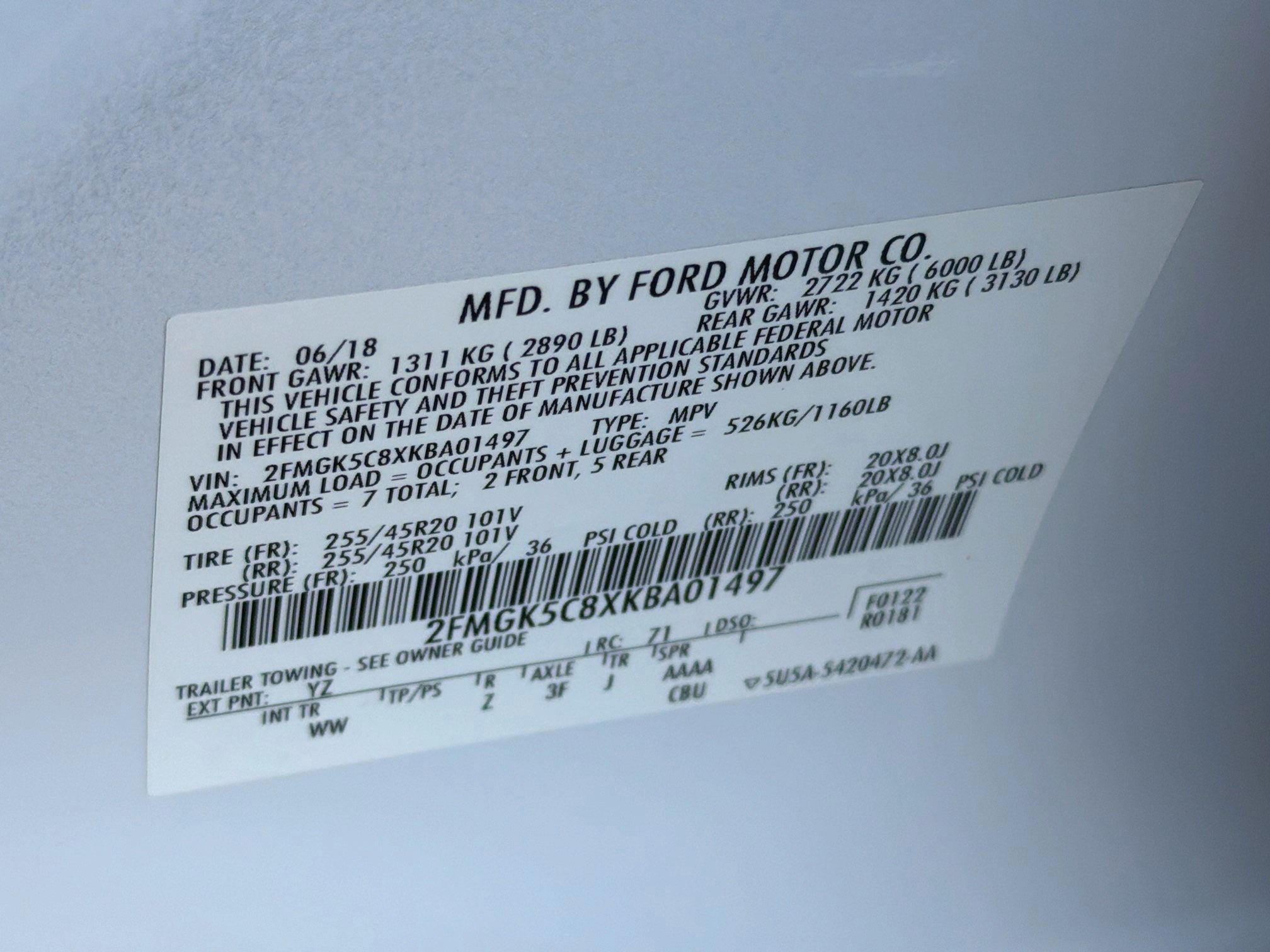 2019 Ford Flex SEL