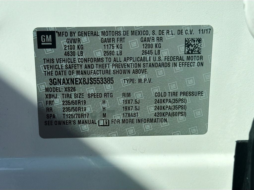 2018 Chevrolet Equinox Premier