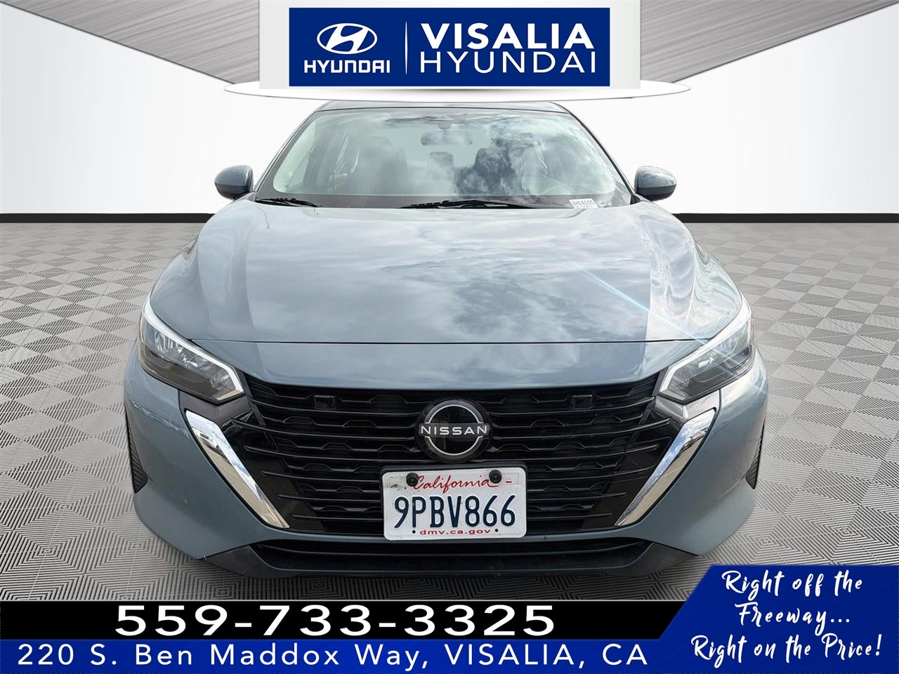 Used 2025 Nissan Sentra SV with VIN 3N1AB8CV6SY211333 for sale in Visalia, CA
