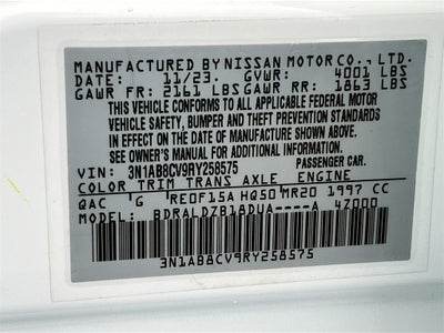 2024 Nissan Sentra SV