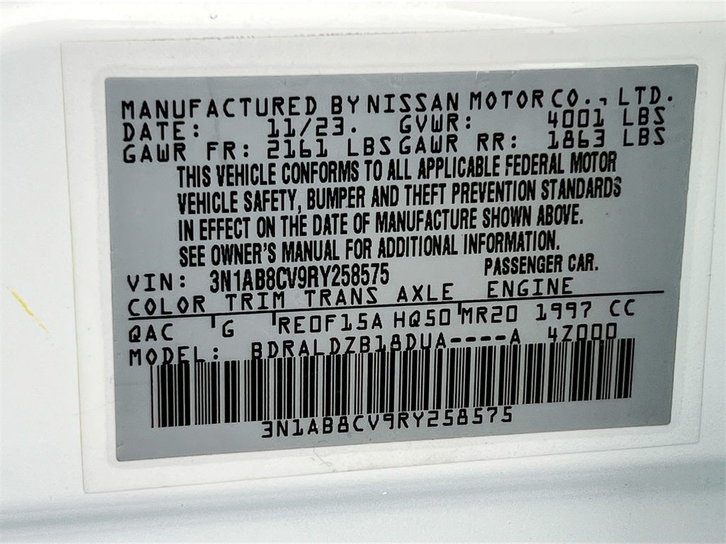 2024 Nissan Sentra SV