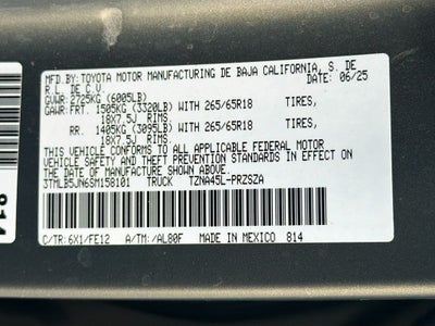 2025 Toyota Tacoma TRD Sport
