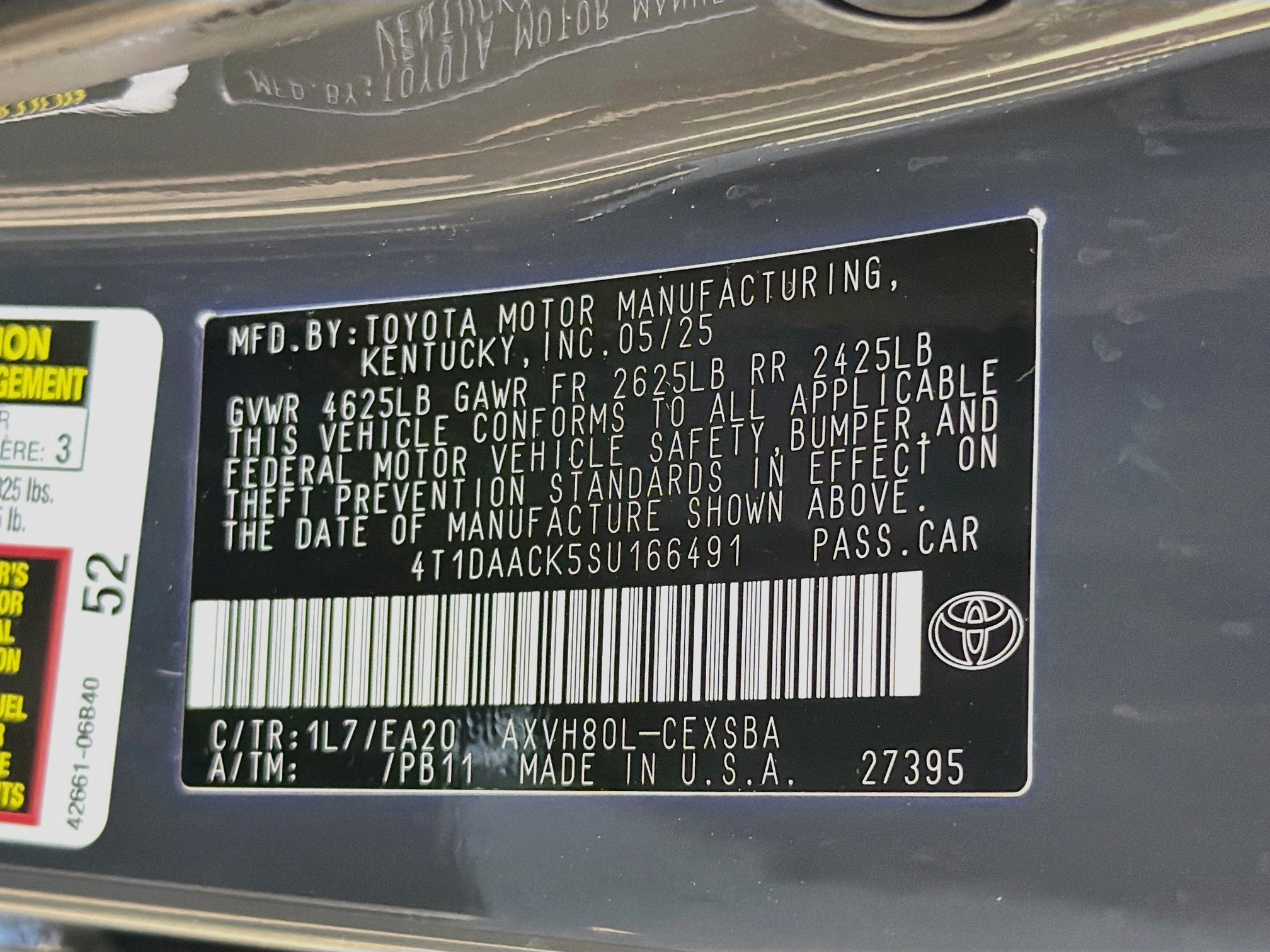 2025 Toyota Camry Hybrid SE