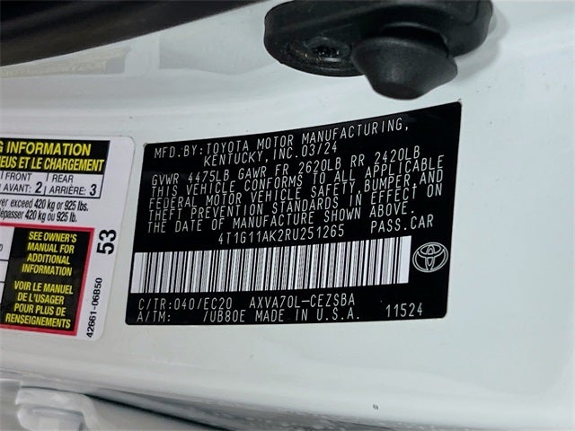 2024 Toyota Camry SE Nightshade