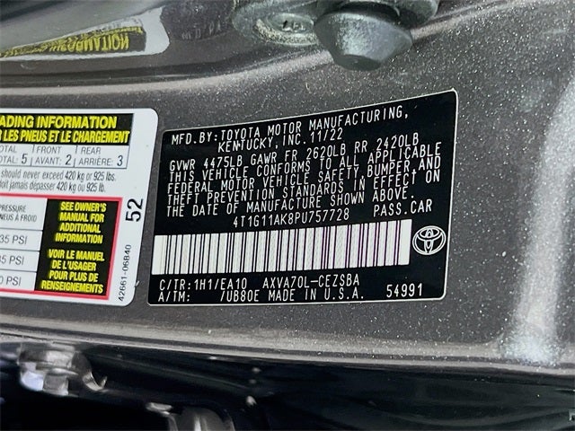 2023 Toyota Camry SE