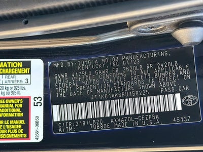 2023 Toyota Camry XSE