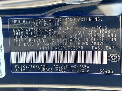 2023 Toyota Camry SE