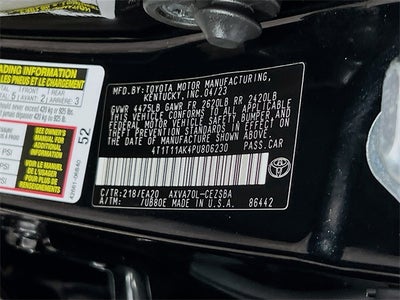 2023 Toyota Camry SE