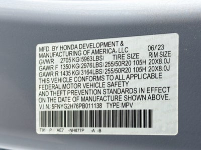 2023 Honda Pilot Touring