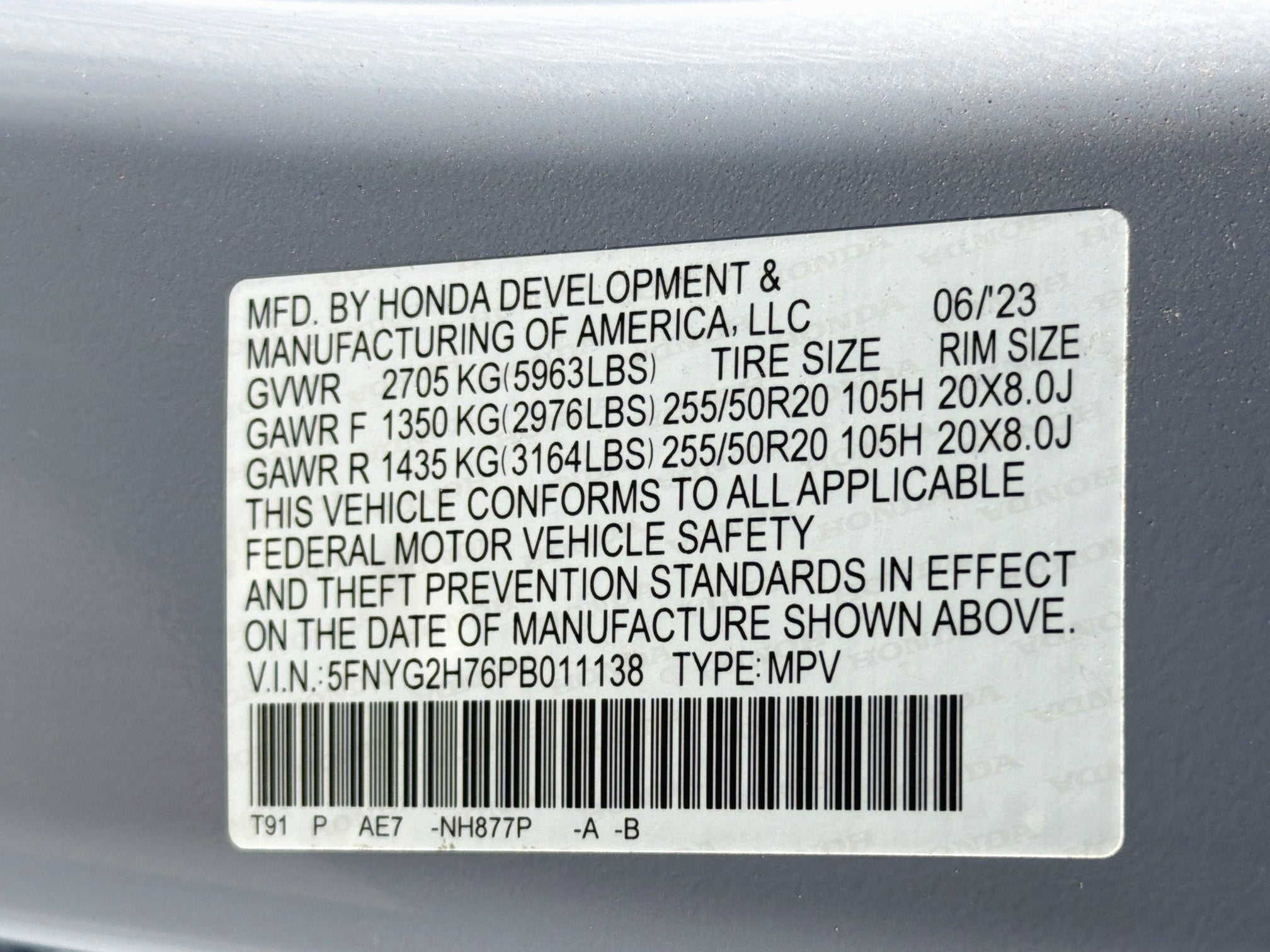 2023 Honda Pilot Touring