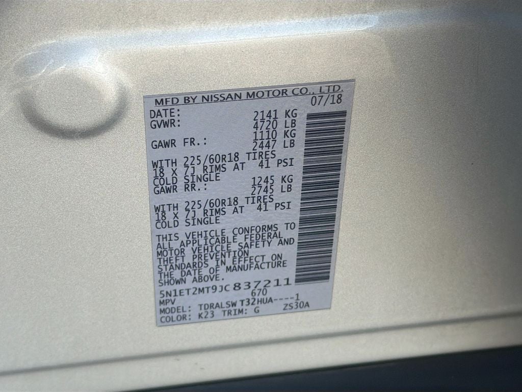 2018 Nissan Rogue SL Hybrid