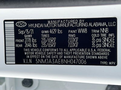 2022 Hyundai TUCSON SE