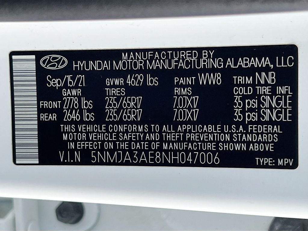 2022 Hyundai TUCSON SE