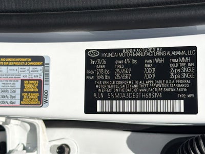 2026 Hyundai TUCSON SE