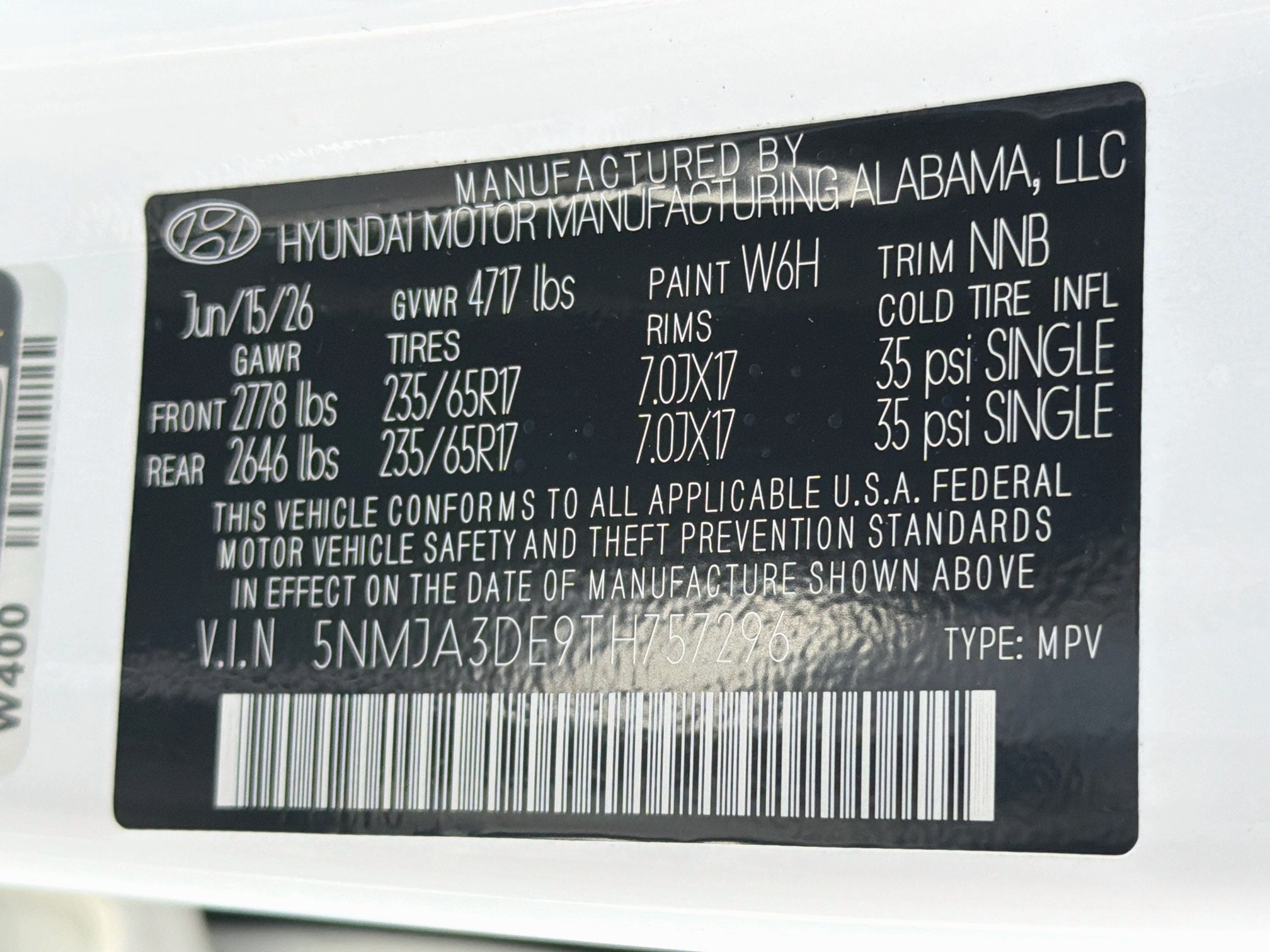 2026 Hyundai TUCSON SE