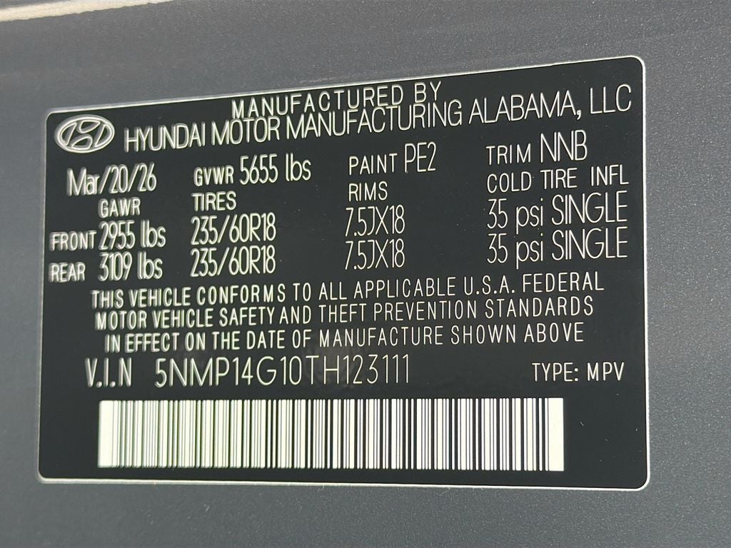 2026 Hyundai SANTA FE HYBRID SE