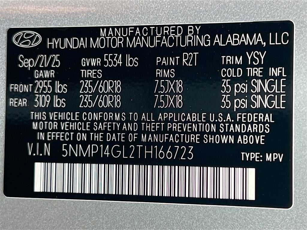 2026 Hyundai SANTA FE SE FWD