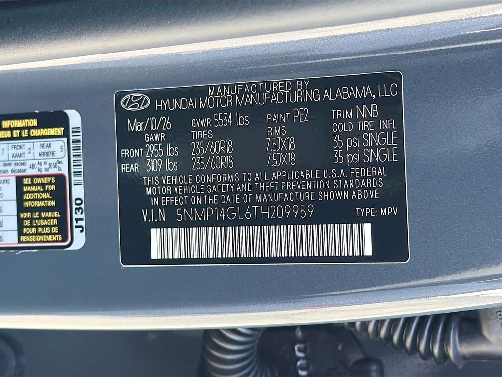 2026 Hyundai SANTA FE SE