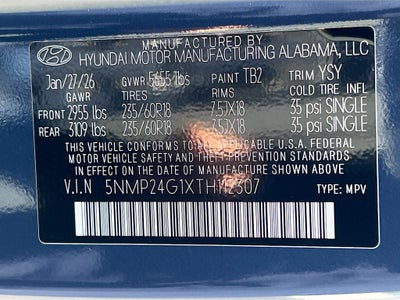 2026 Hyundai SANTA FE HYBRID SEL