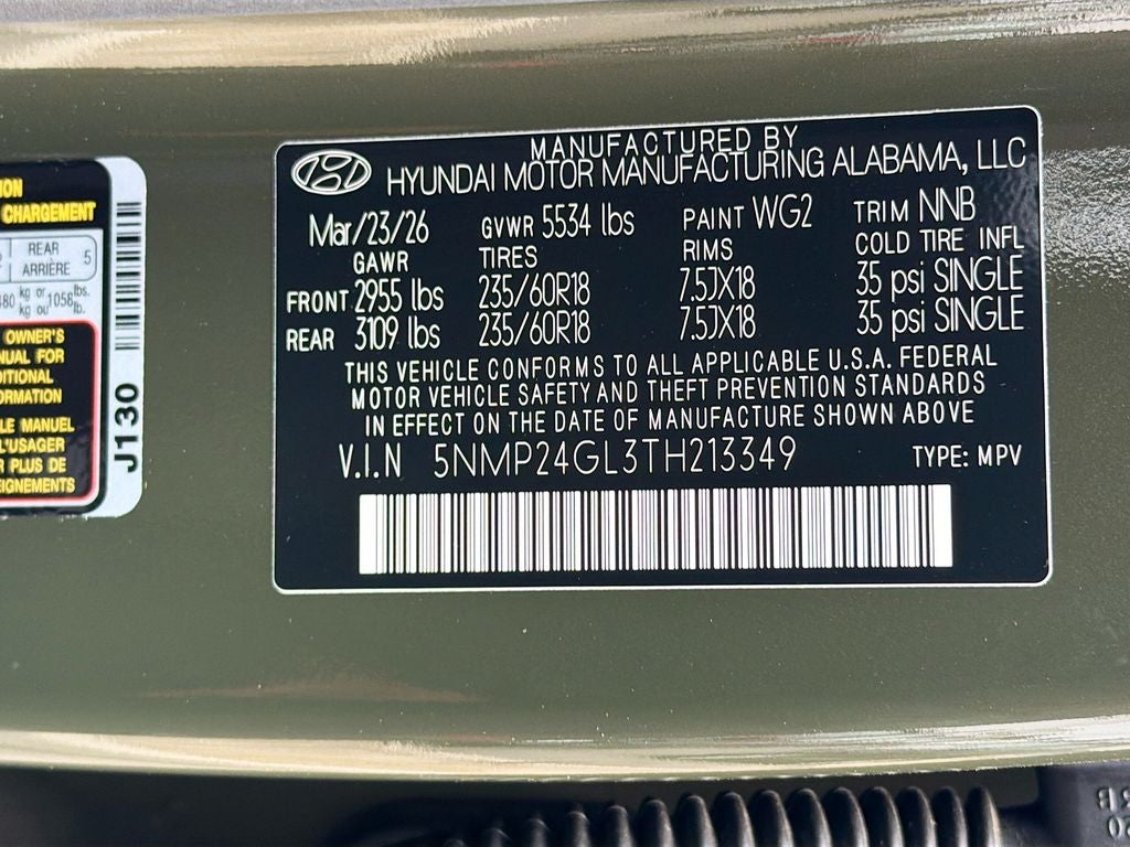 2026 Hyundai SANTA FE SEL
