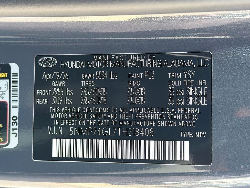 2026 Hyundai SANTA FE SEL
