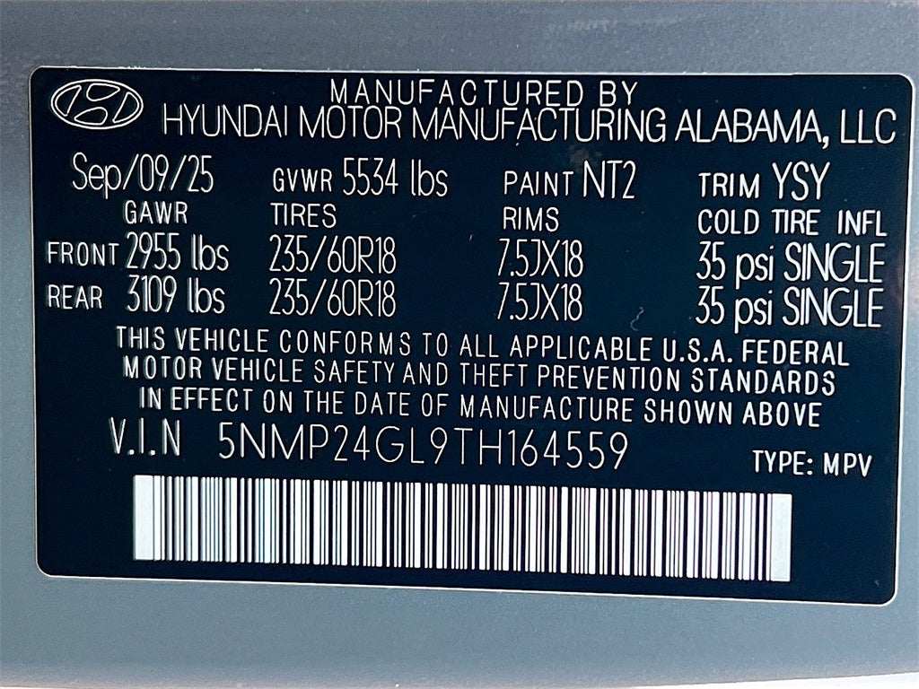 2026 Hyundai SANTA FE SEL FWD