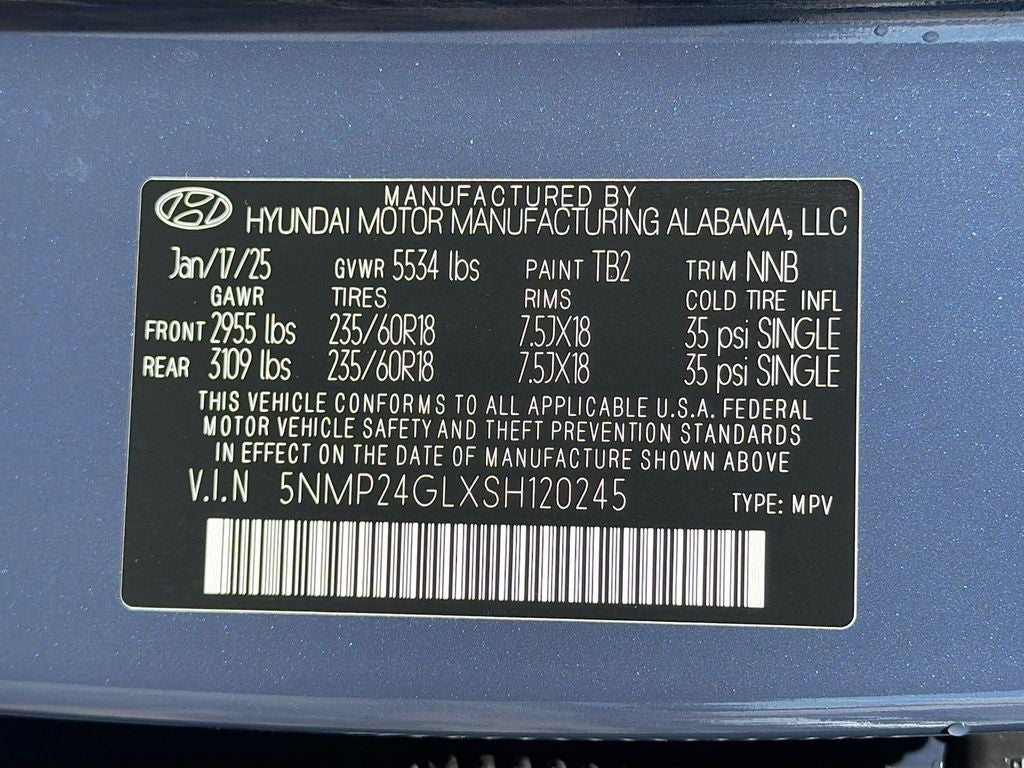 2025 Hyundai SANTA FE SEL