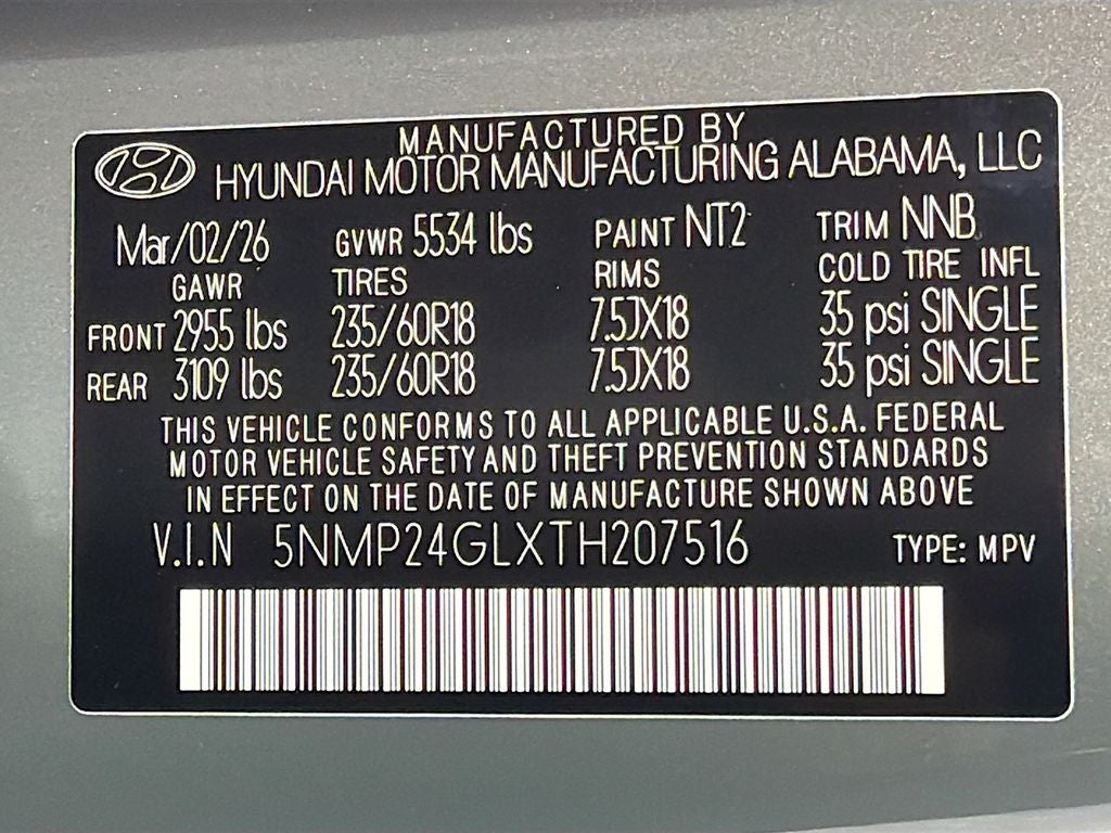 2026 Hyundai SANTA FE SEL