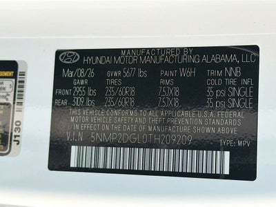 2026 Hyundai SANTA FE SEL