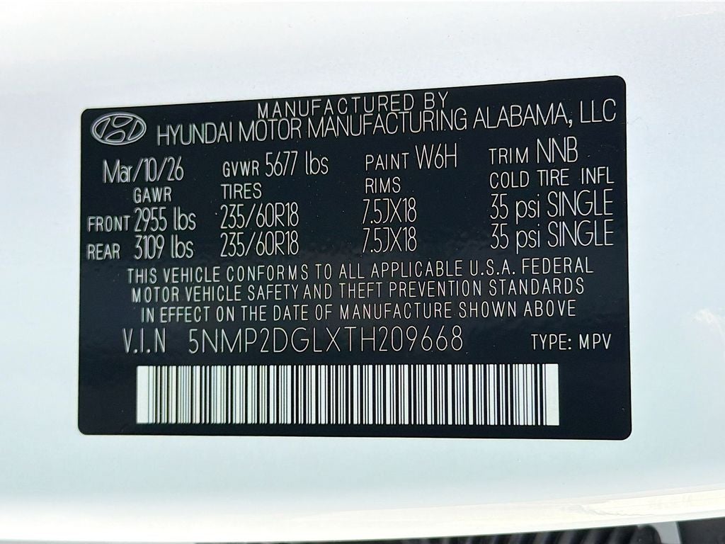 2026 Hyundai SANTA FE SEL