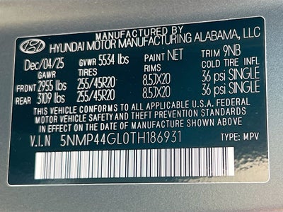 2026 Hyundai SANTA FE Limited