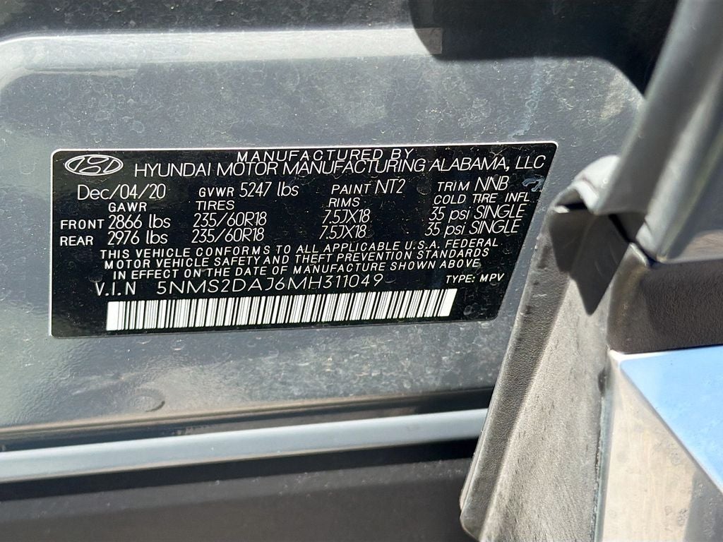 2021 Hyundai SANTA FE SEL