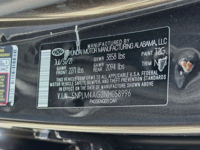 2022 Hyundai ELANTRA SEL