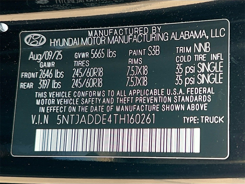 2026 Hyundai SANTA CRUZ SE