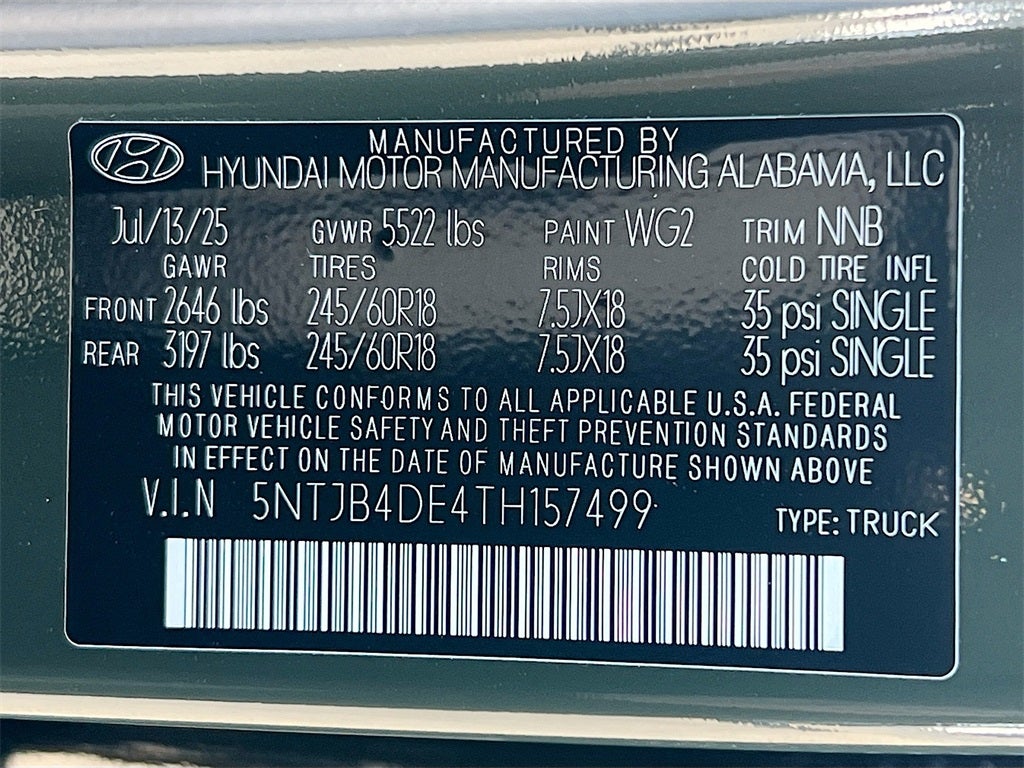 2026 Hyundai SANTA CRUZ SEL FWD